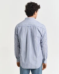 Camisa às riscas Textured relaxed fit