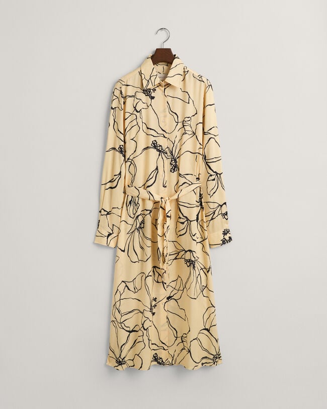 Vestido-camisa Line Drawing