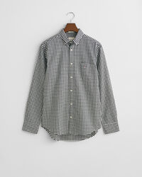 Camisa em popelina gingham Classic regular fit