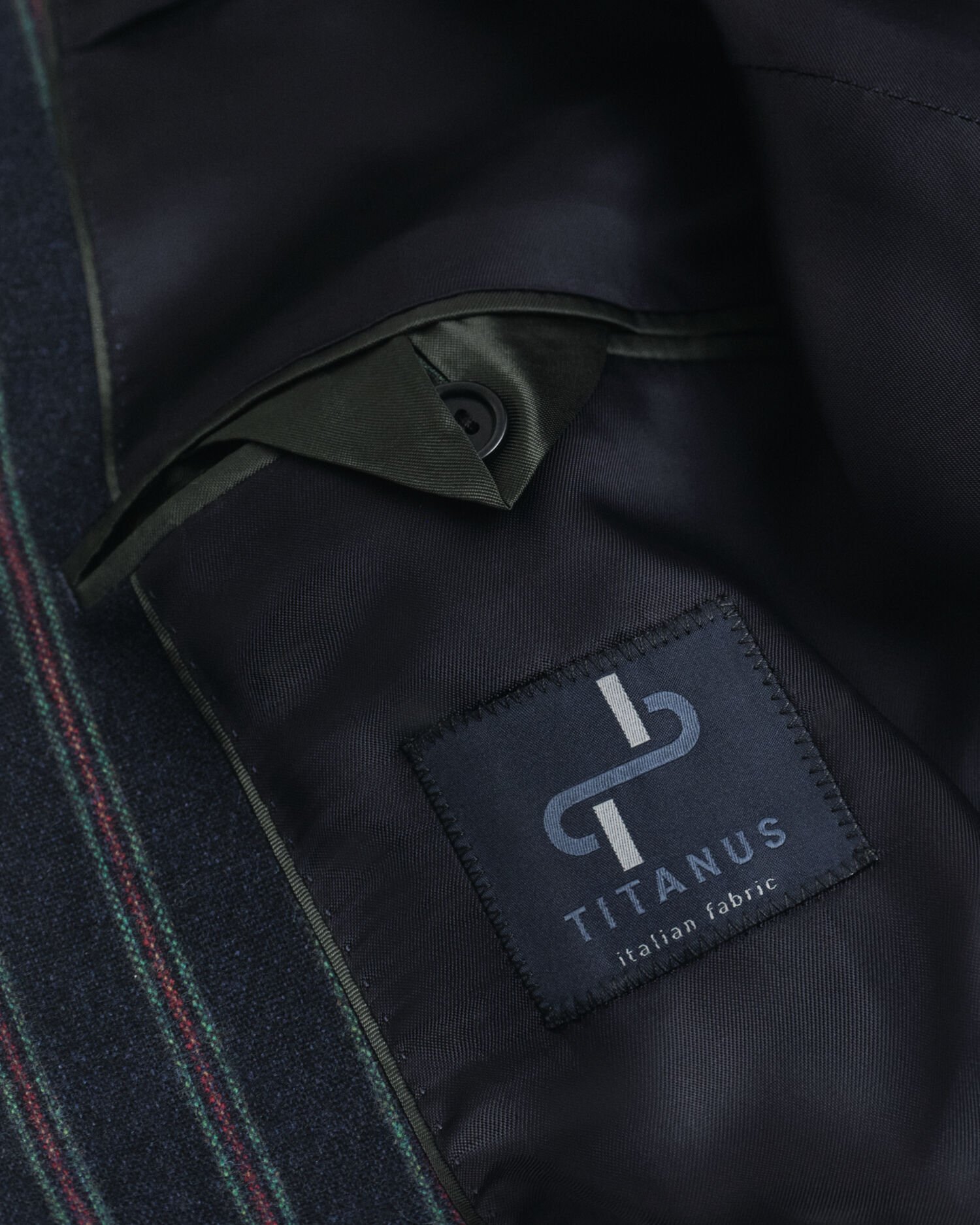 Blazer Club em flanela às riscas