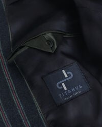 Blazer Club em flanela às riscas