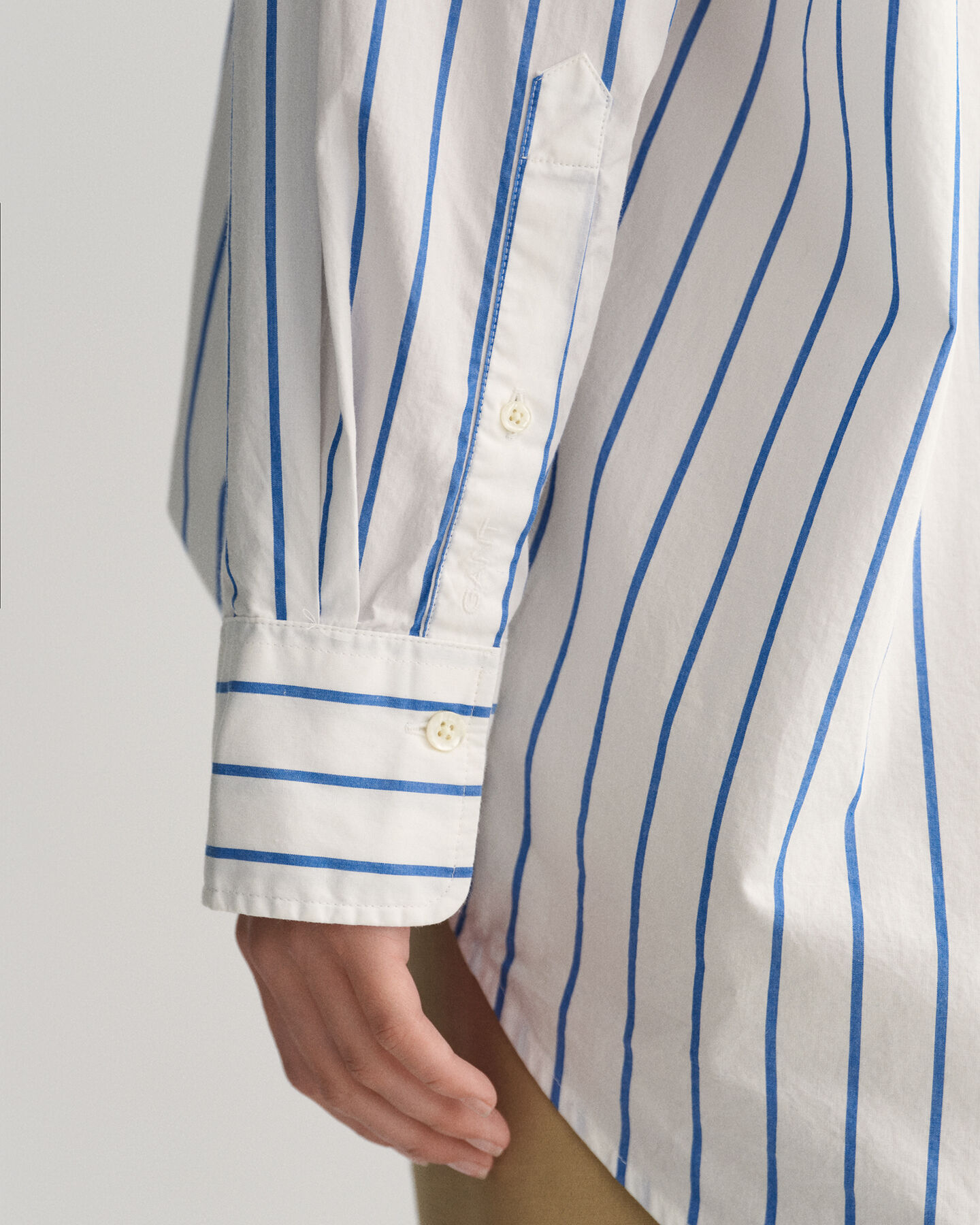 Camisa &agrave;s riscas oversized