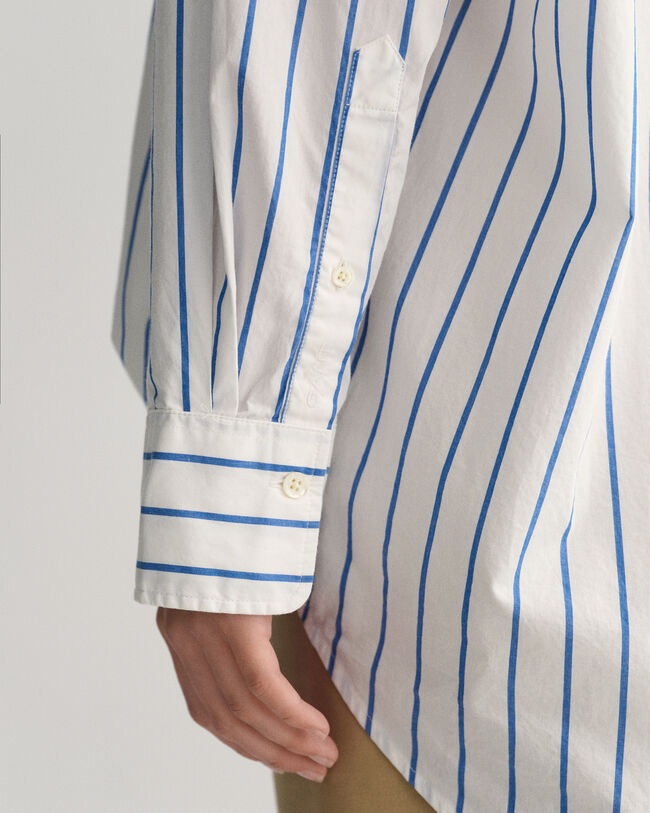 Camisa &agrave;s riscas oversized