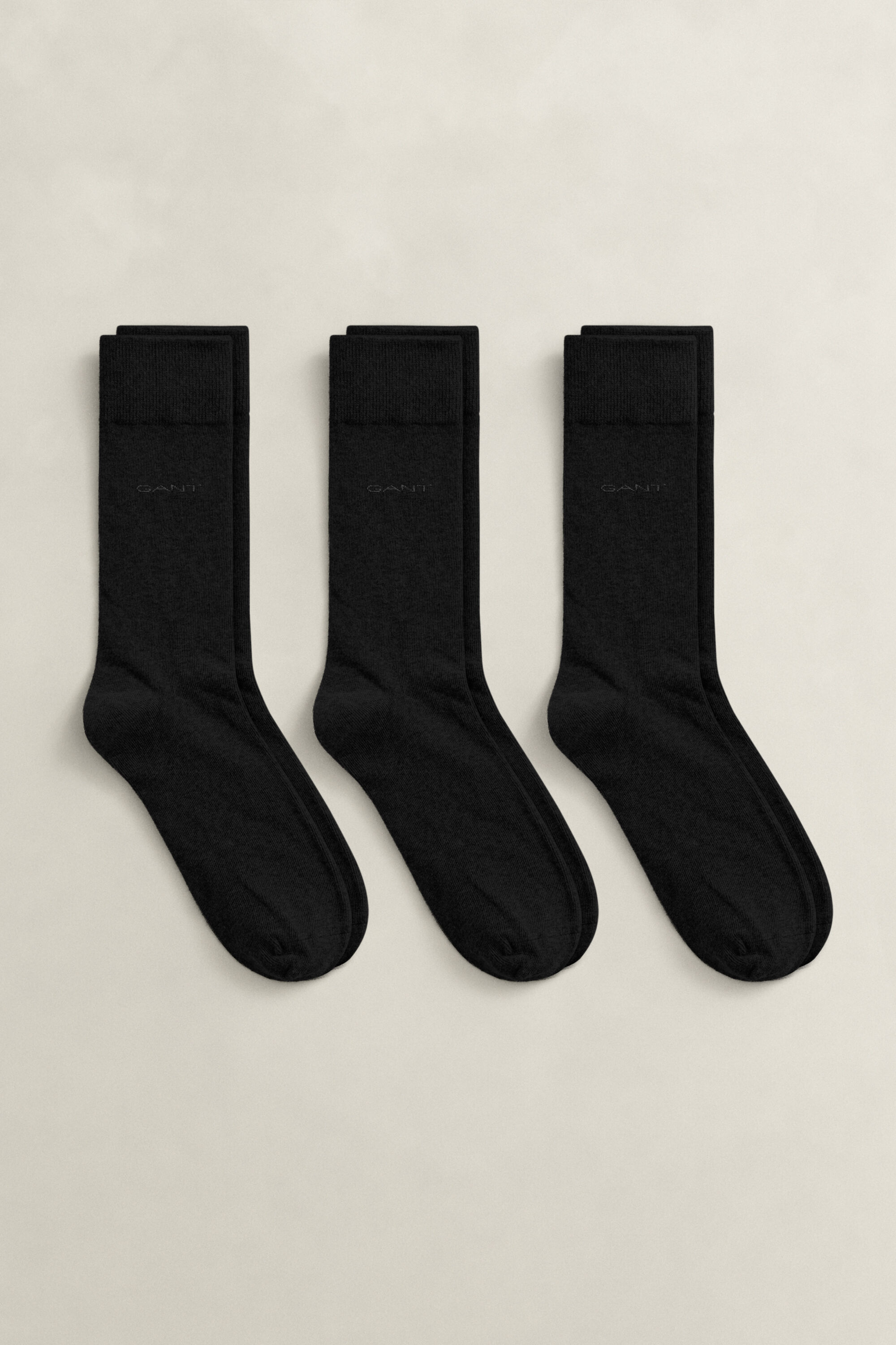 Pack de três pares de meias em algodão suave