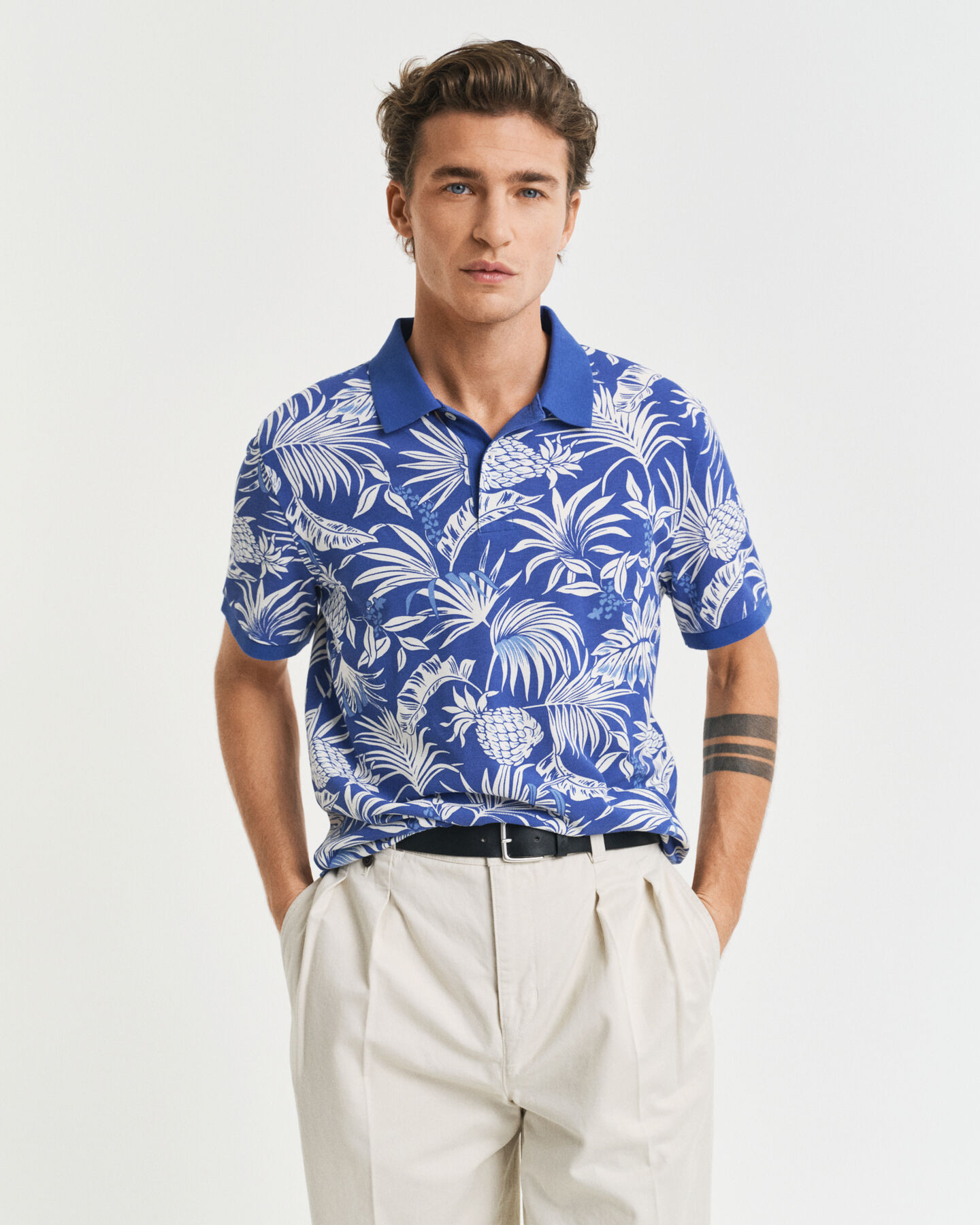 Polo Tropical Print