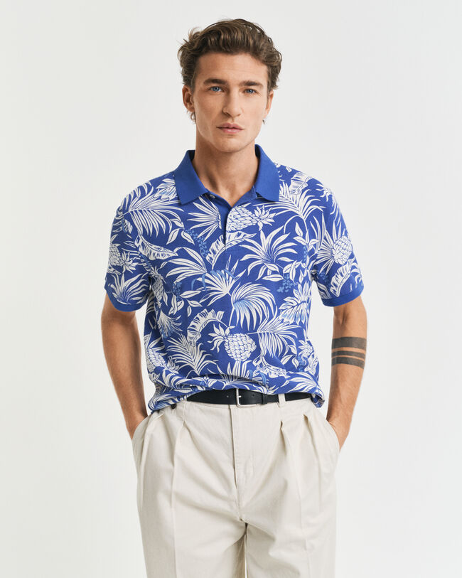 Polo Tropical Print