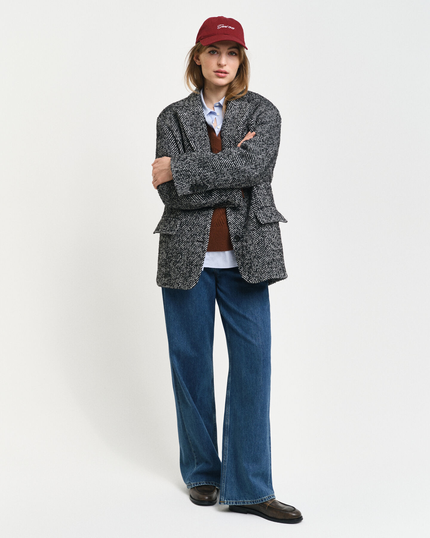 Blazer Herringbone relaxed fit