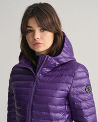 Blus&atilde;o de penas acolchoado leve e brilhante Teen Girls