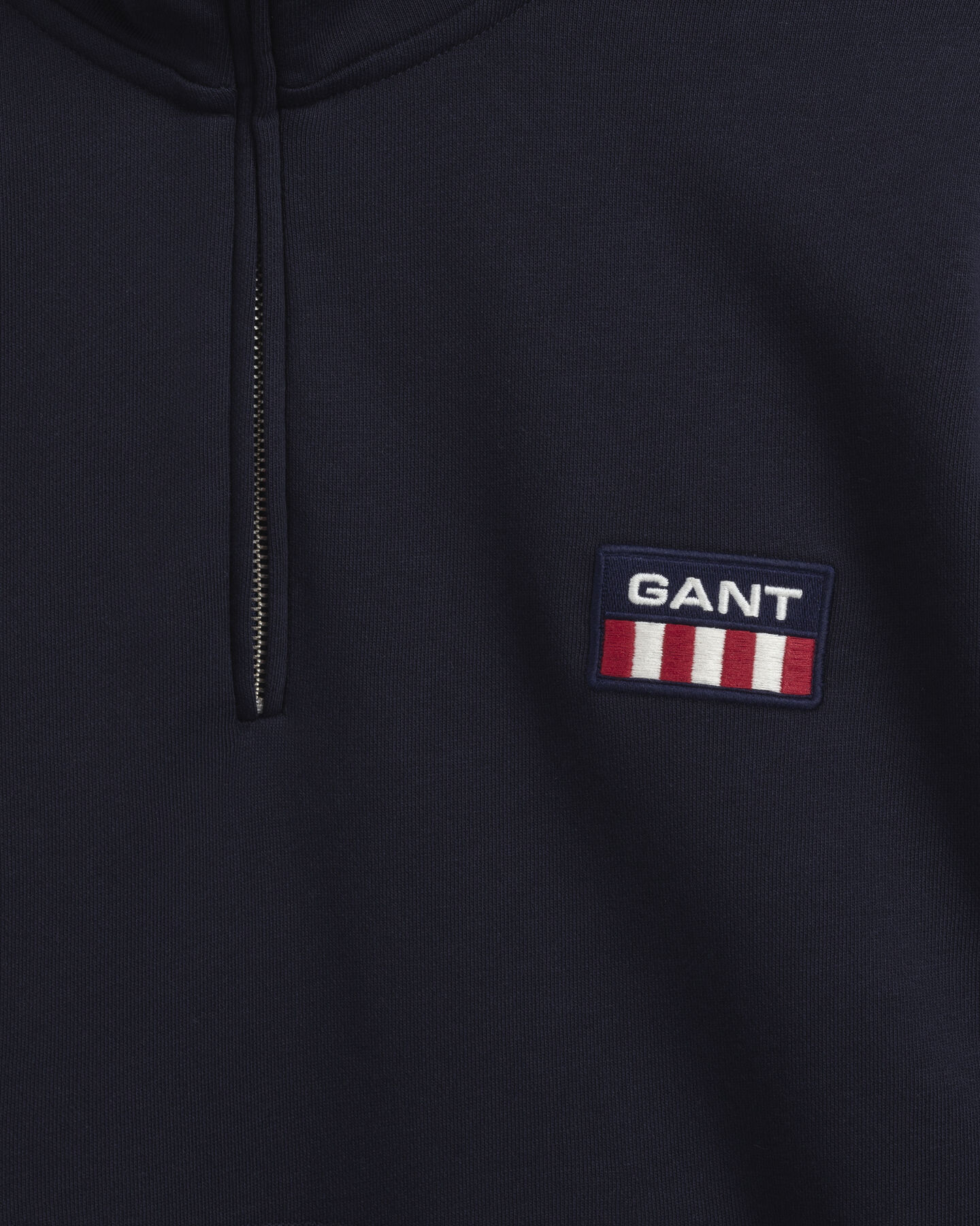 Sweatshirt com meio fecho de correr Retro Flag