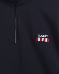 Sweatshirt com meio fecho de correr Retro Flag