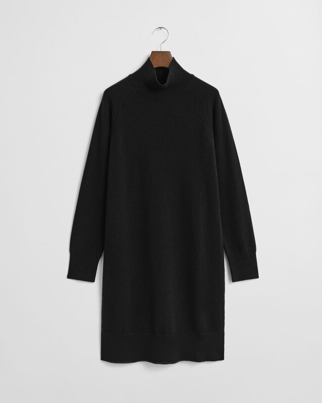 Vestido em malha de lã extrafina