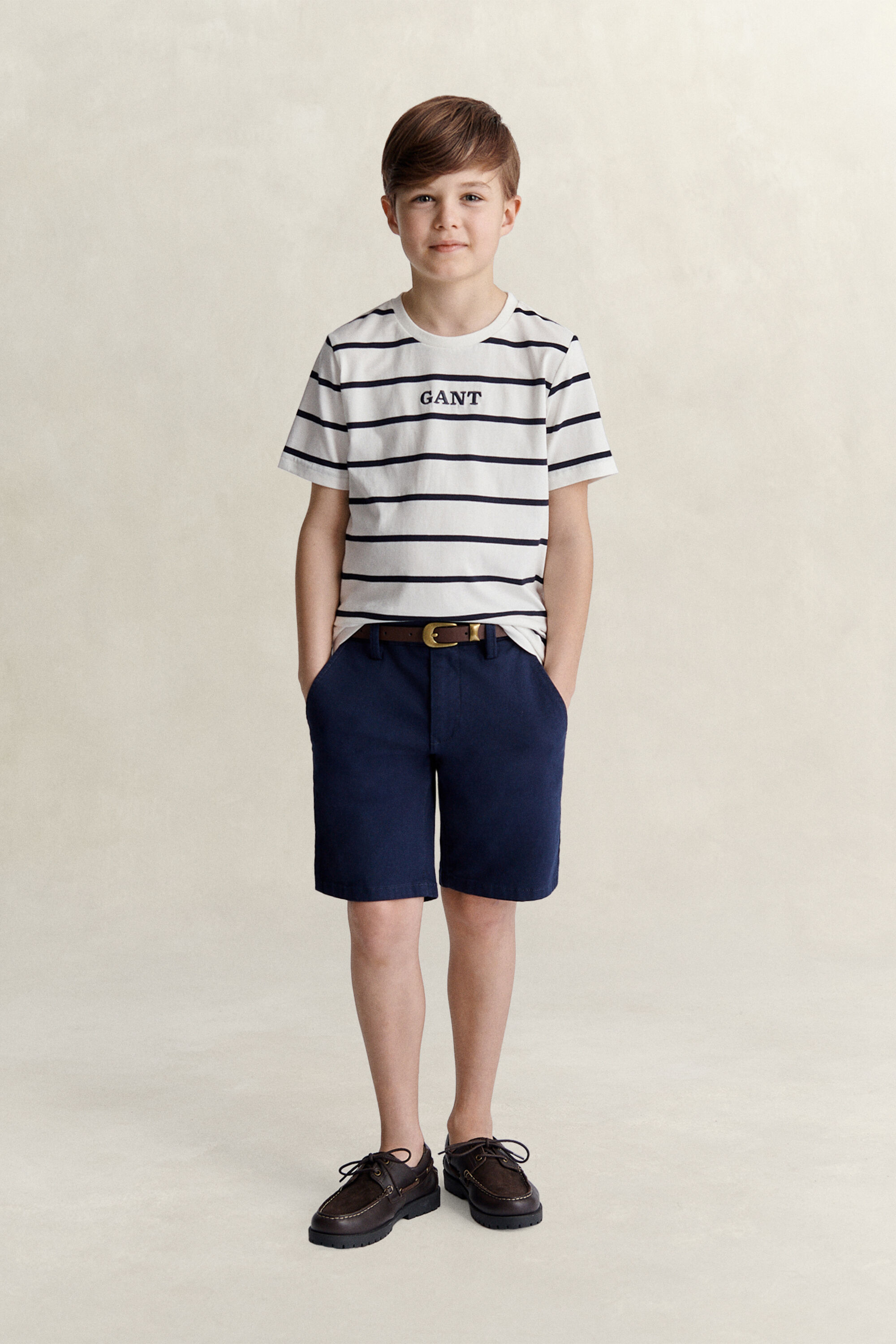 T-shirt às riscas Teen Boys