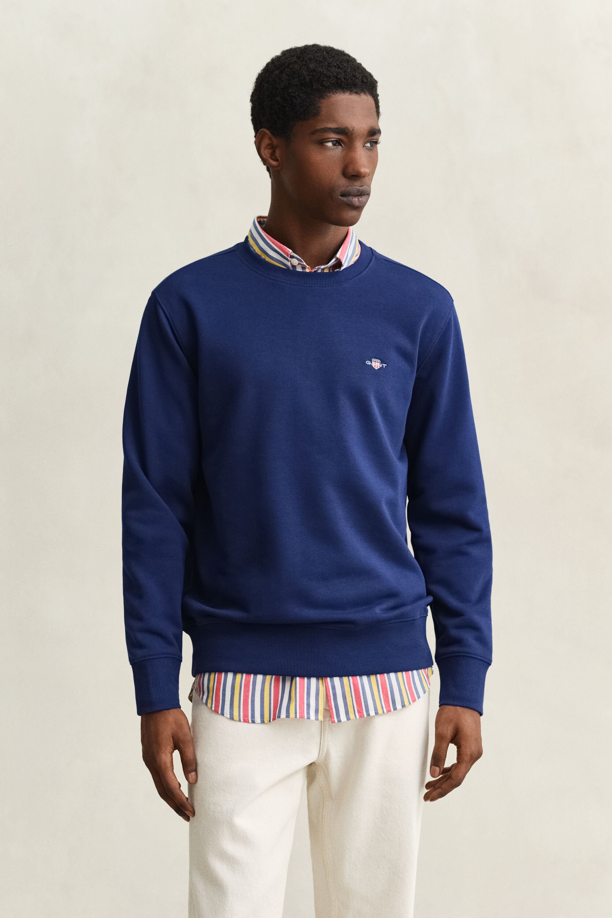 Sweatshirt com decote redondo Shield