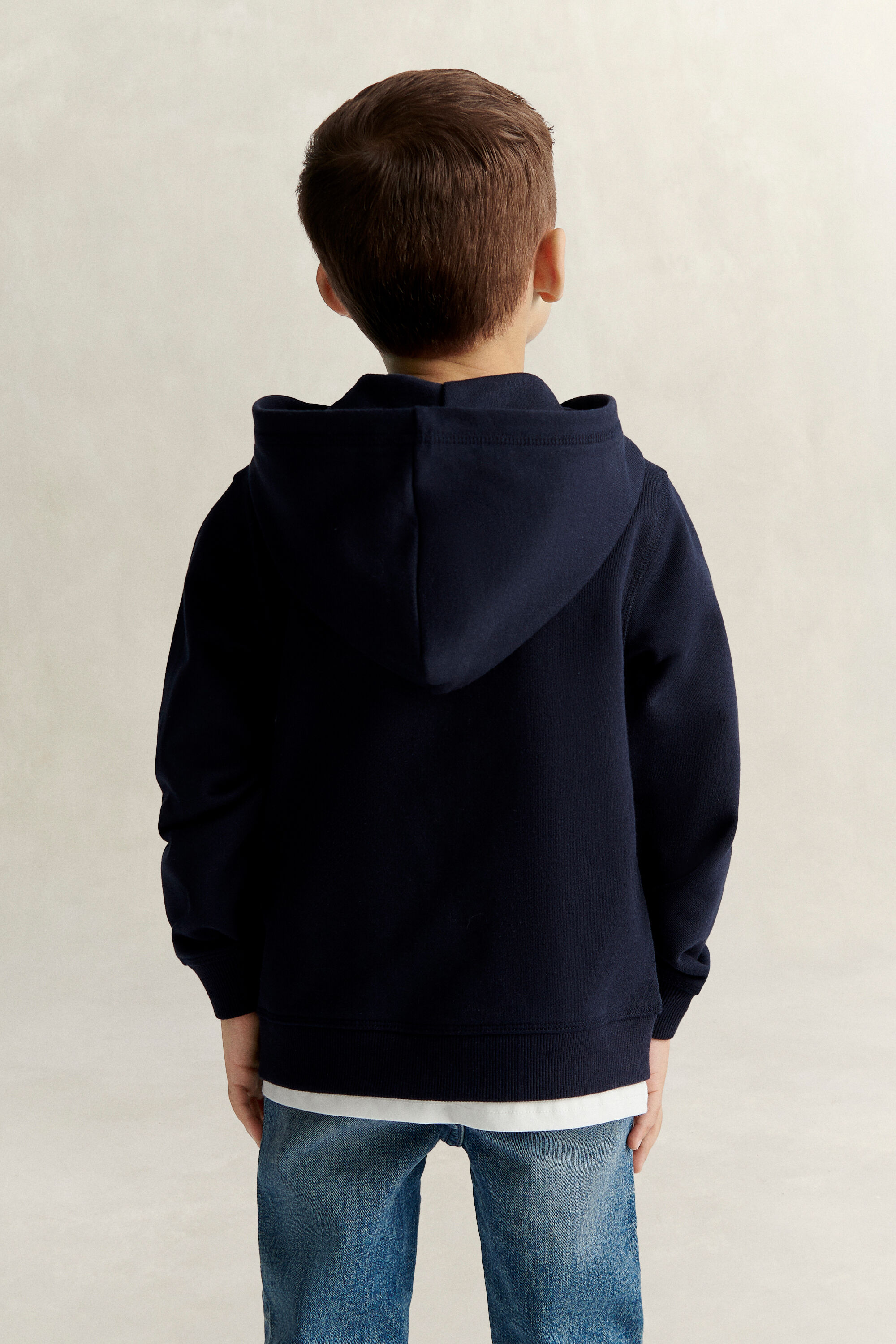 Sweatshirt com capuz e fecho Shield Kids