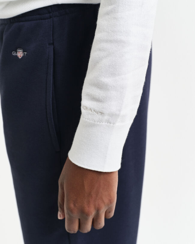 Camisola de malha fina com decote redondo