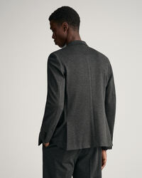 Blazer de fato em jersey