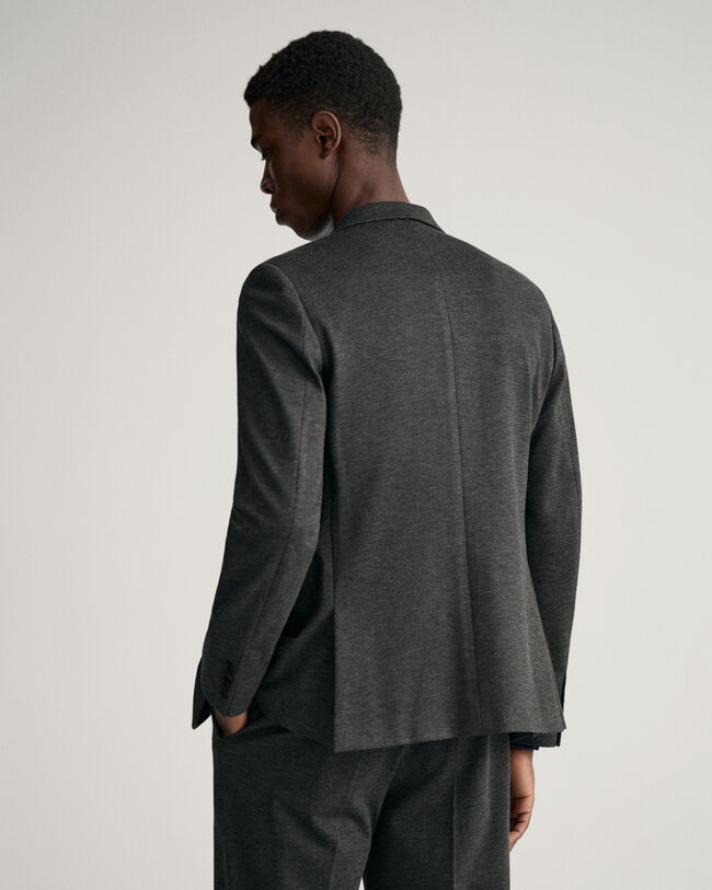 Blazer de fato em jersey