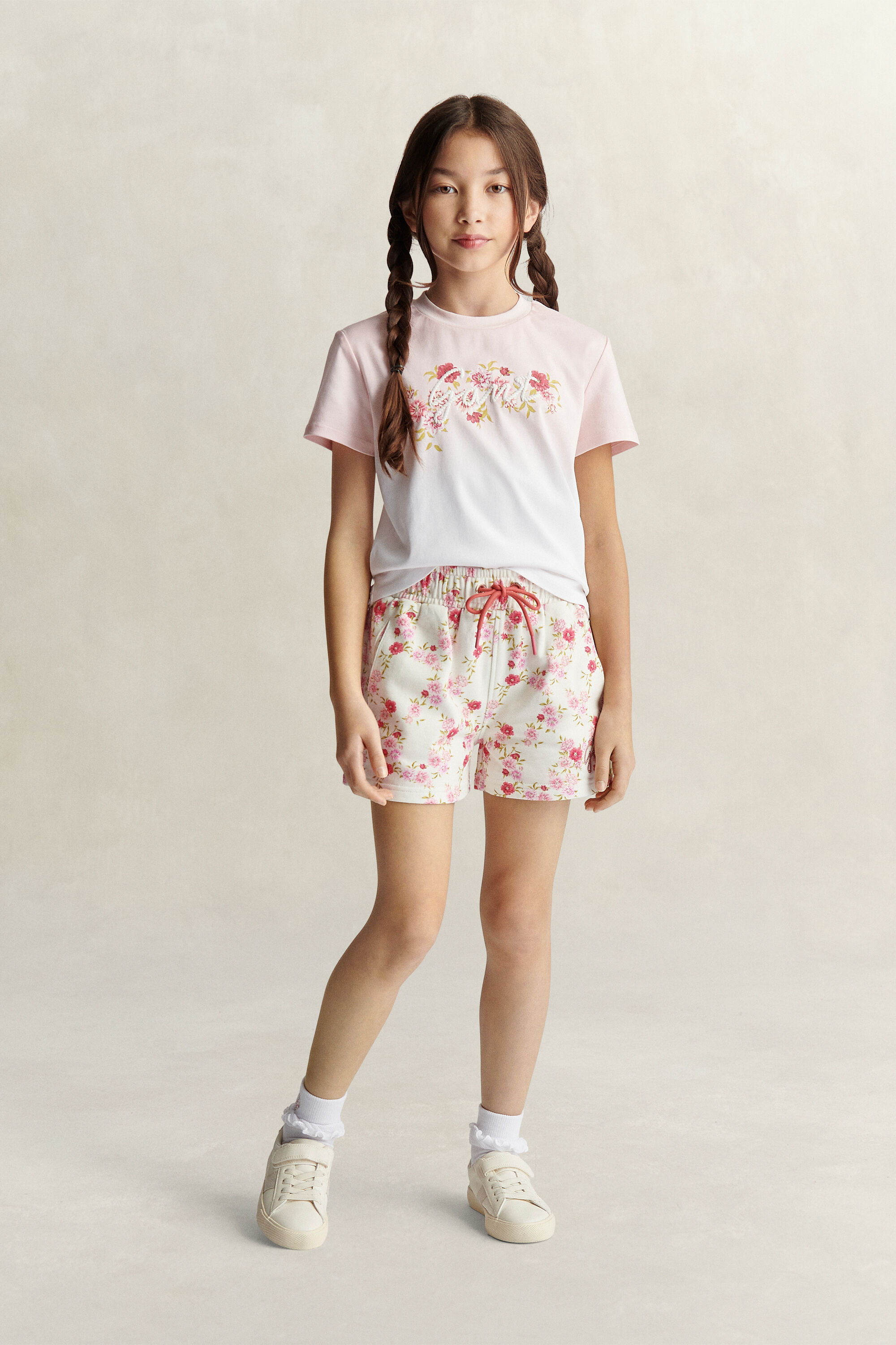 T-shirt Graphic Floral Teen Girls
