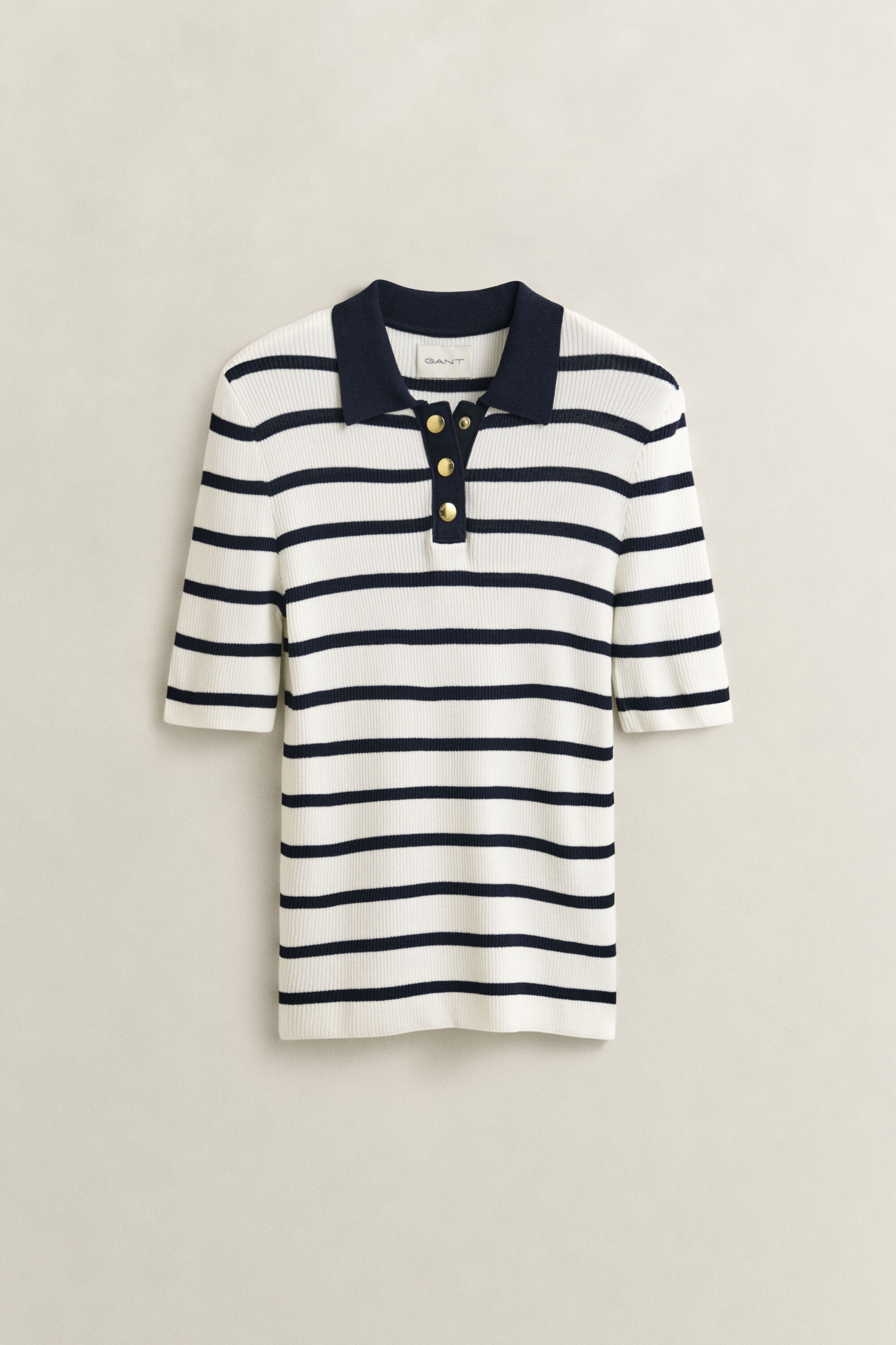 Rugger em malha às riscas