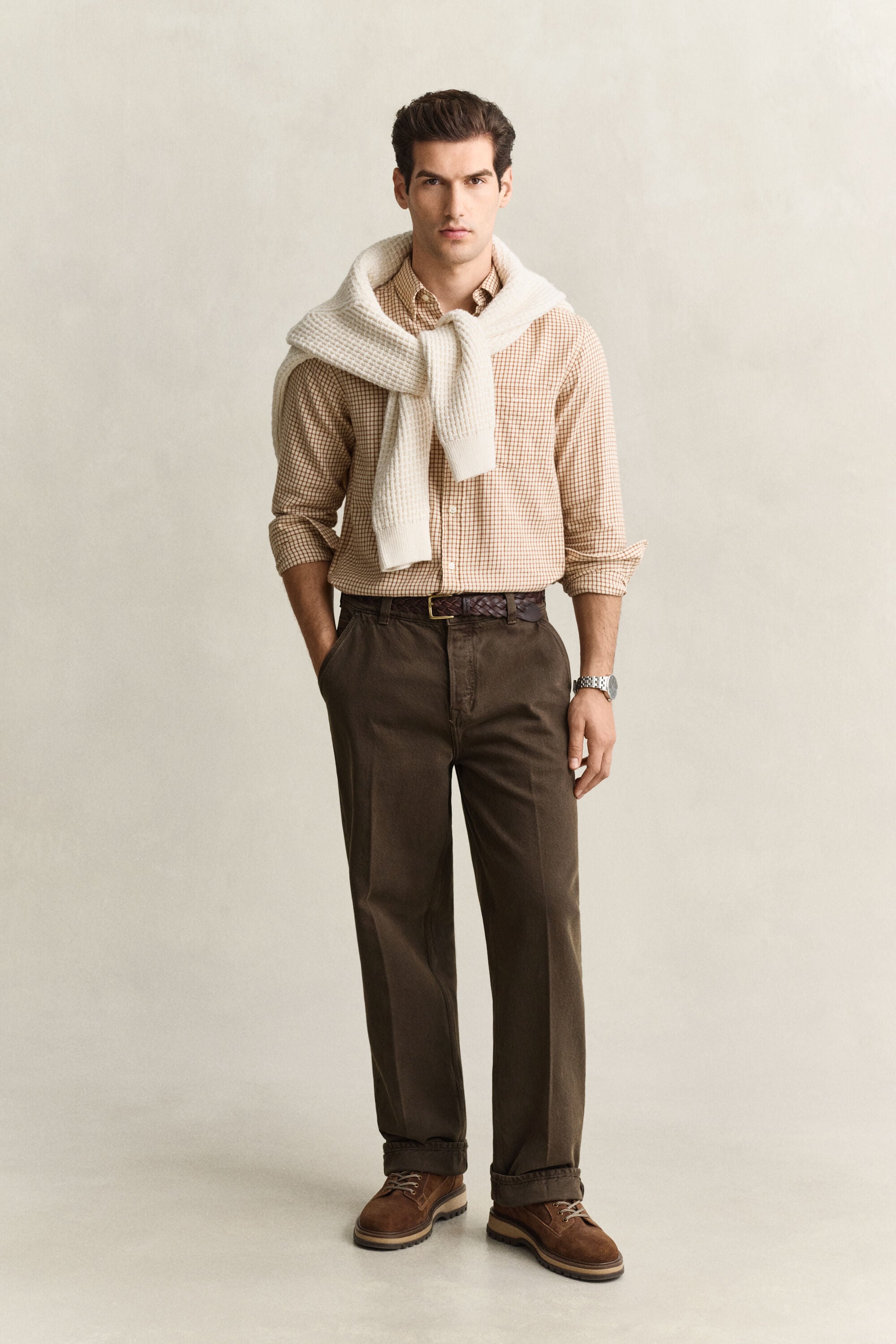 Camisa de flanela Windblown com padrão de xadrez