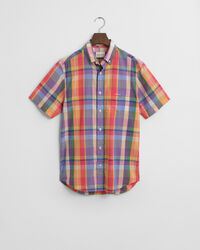 Camisa de manga curta Indian Madras regular fit