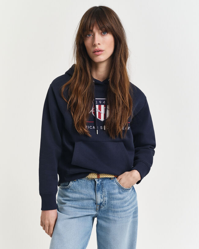 Sweatshirt com capuz Archive Shield