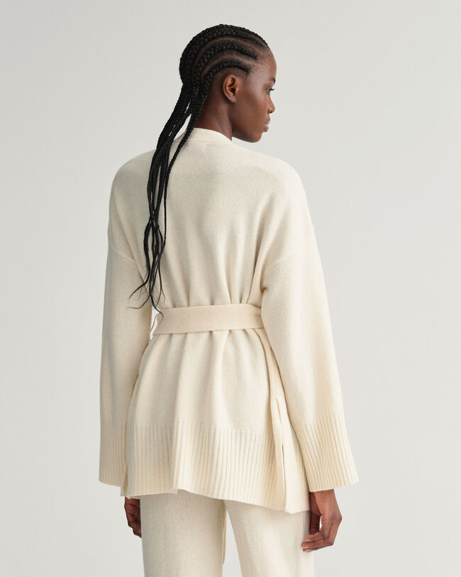 Casaco de malha de trespasse Lounge