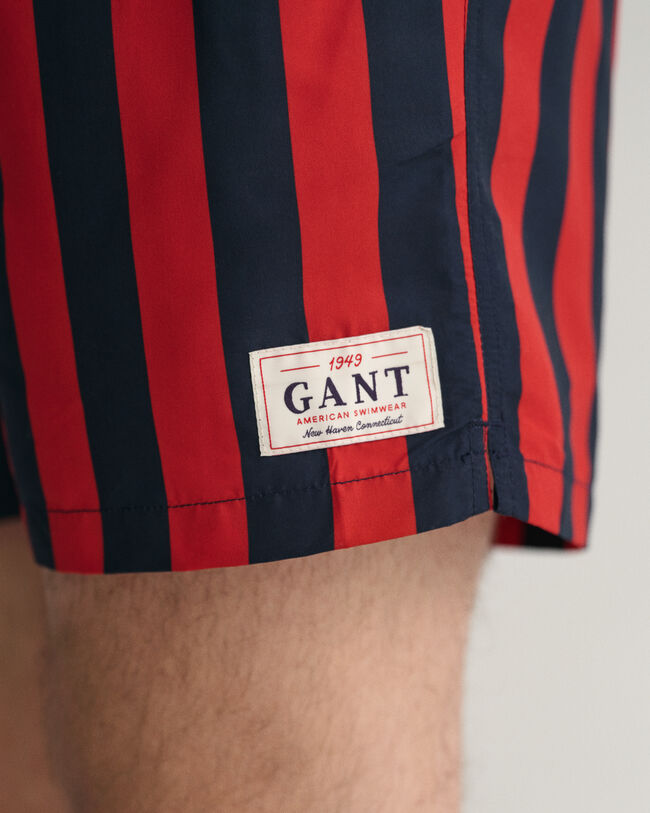 Cal&ccedil;&otilde;es de banho &agrave;s riscas em bloco classic fit