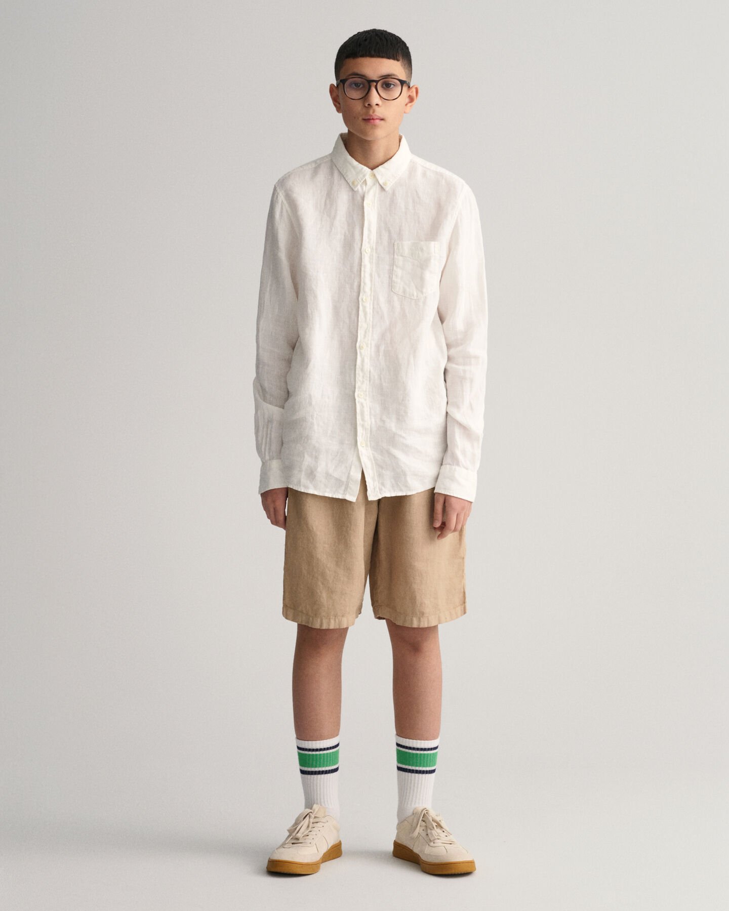 Cal&ccedil;&otilde;es de linho Teens