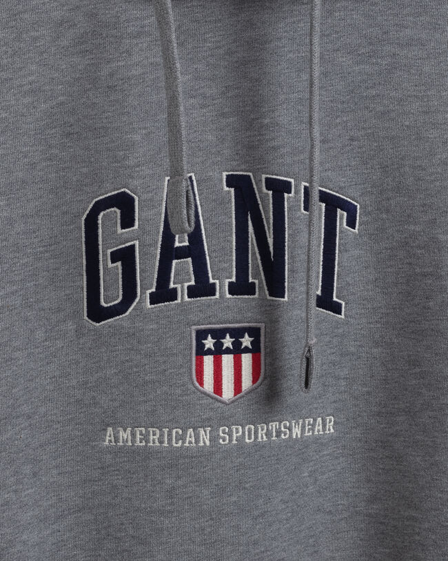 Sweatshirt com capuz Retro Shield