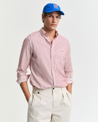 Camisa às riscas Textured regular fit
