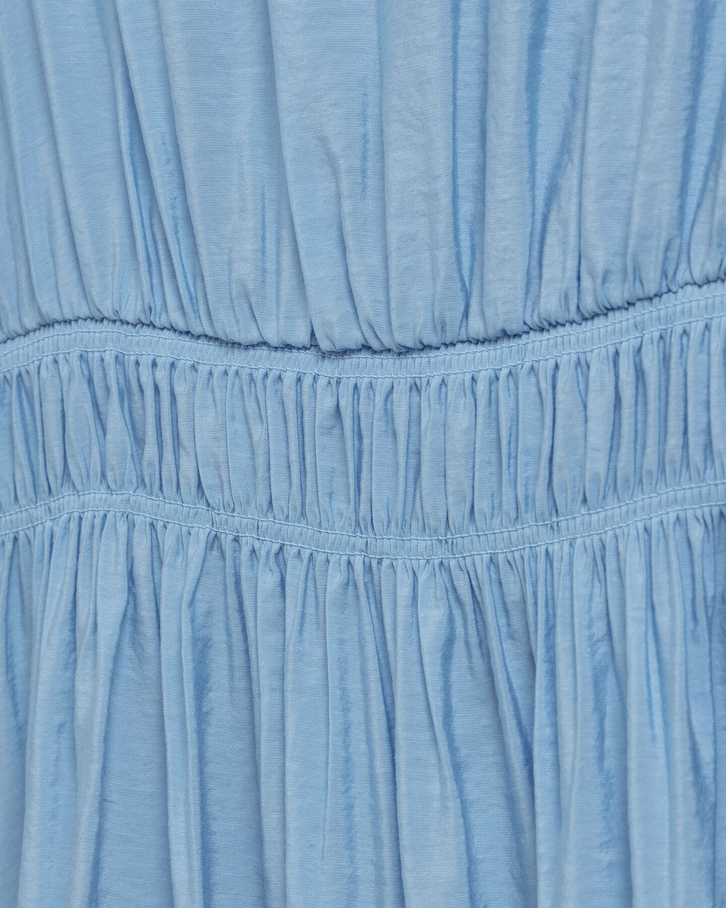 Vestido com mangas volumosas Flounce