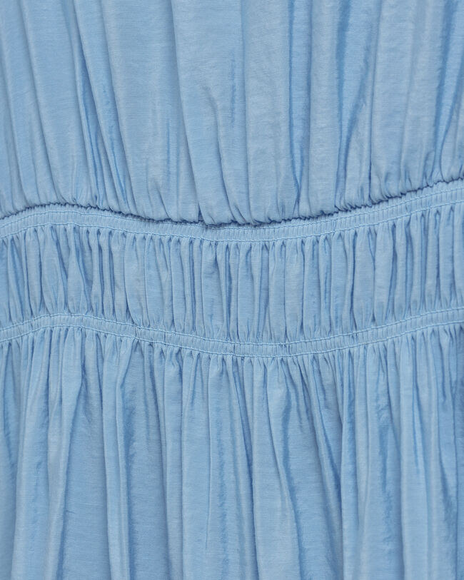 Vestido com mangas volumosas Flounce