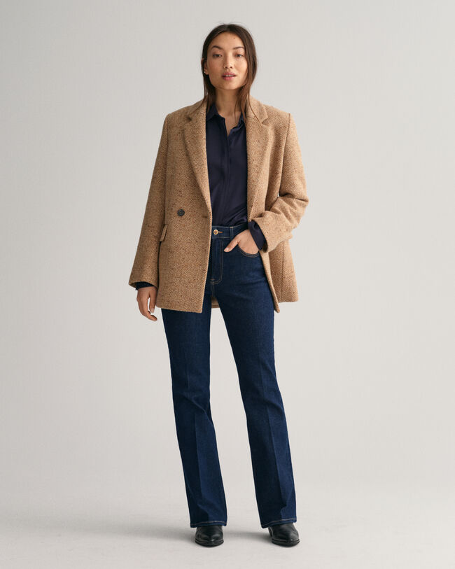 Camisa em cetim regular fit