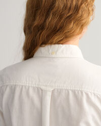 Camisa Oxford tingida regular fit