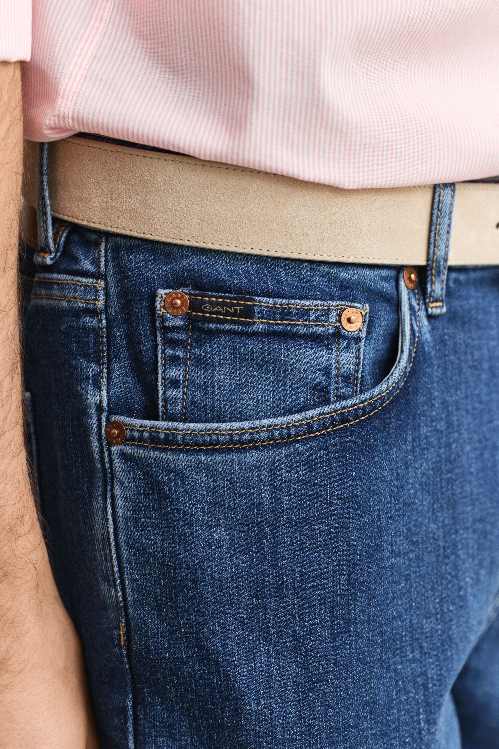 Calças de ganga Clean Wash slim fit