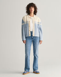 Casaco de malha Color Blocked