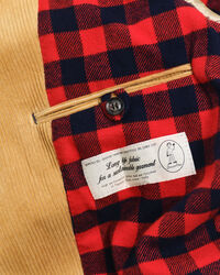 Blazer de bombazina regular fit