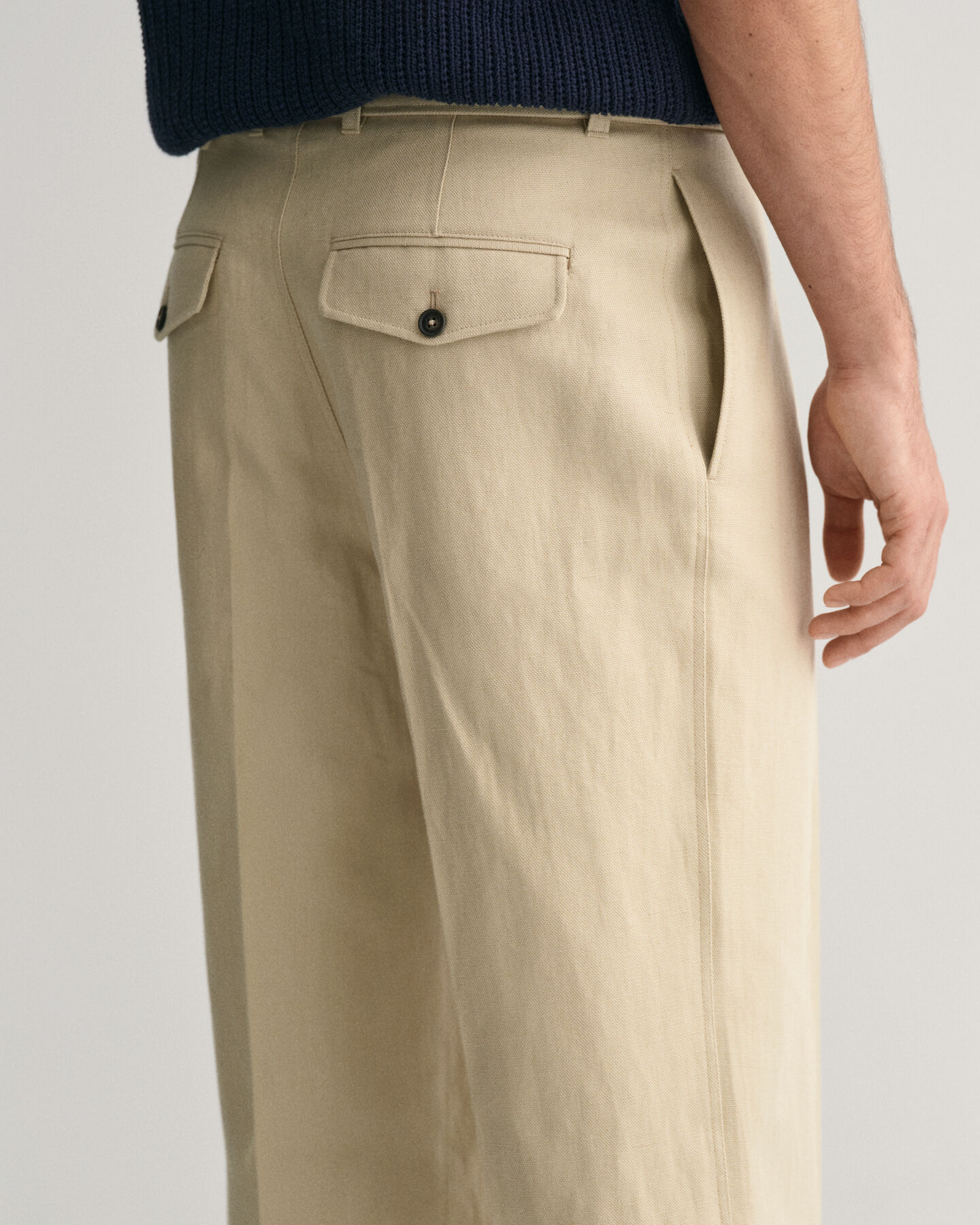 Calças de fato loose fit