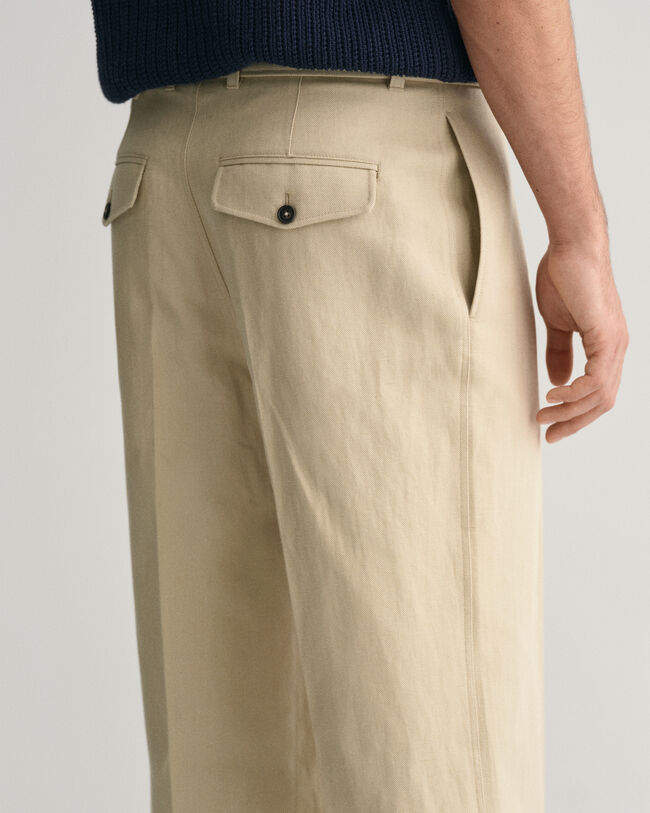 Calças de fato loose fit