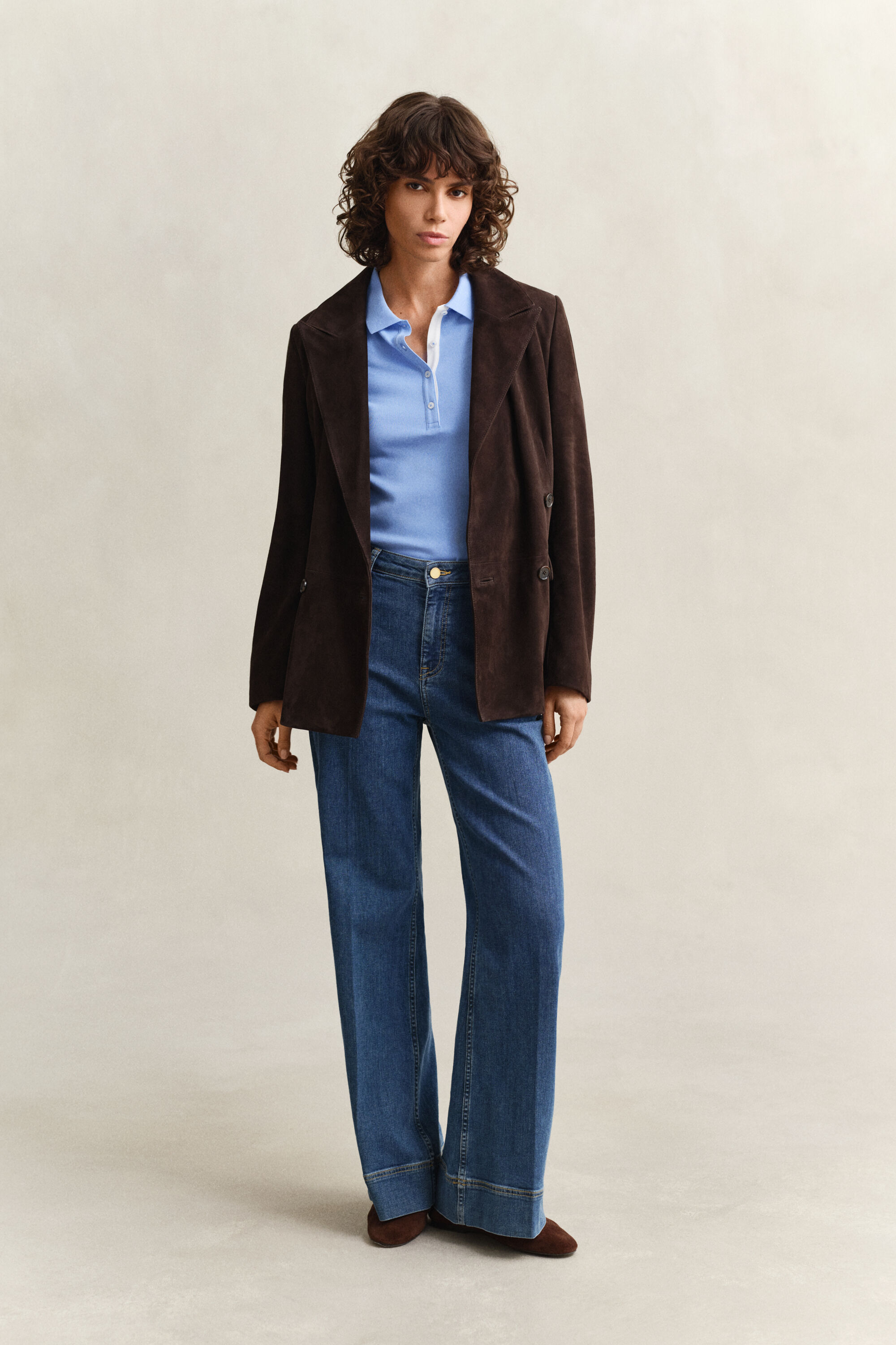 Polo em algodão piqué contrastante