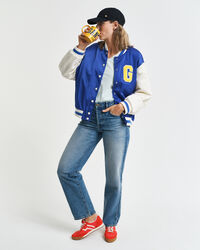 T-shirt com decote em V Sunfaded