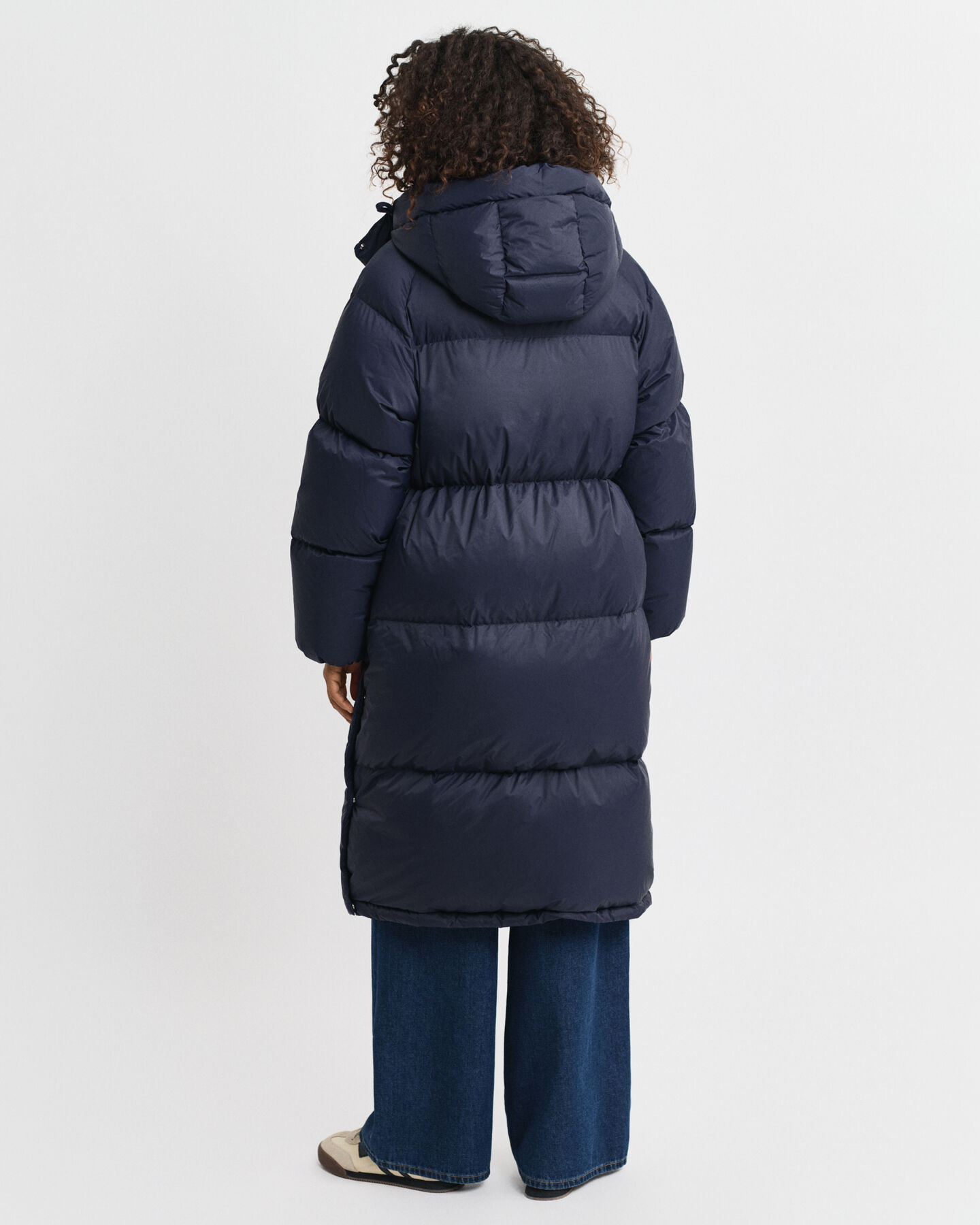 Sobretudo de penas comprido