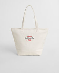 Mala tote em lona de algodão