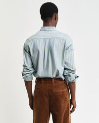 Camisa Oxford Archive &agrave;s riscas regular fit Sem logotipo