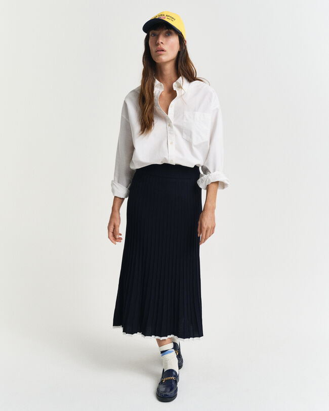 Saia em malha de viscose