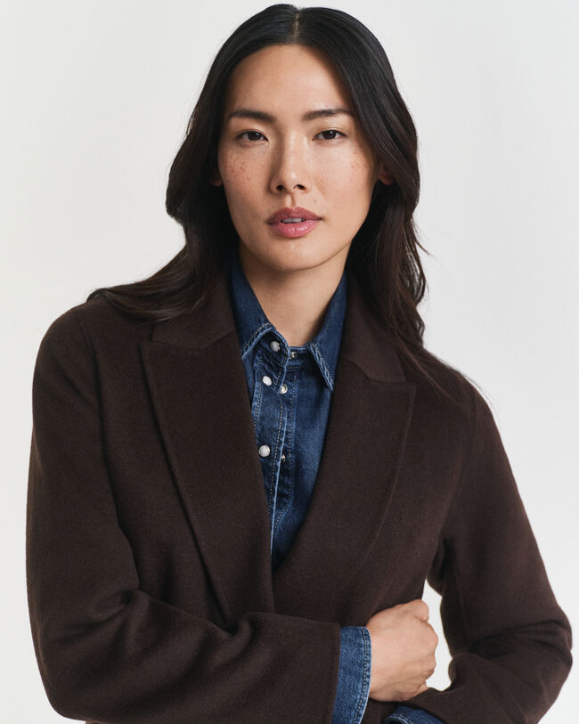 Blazer Club cosido à mão regular fit