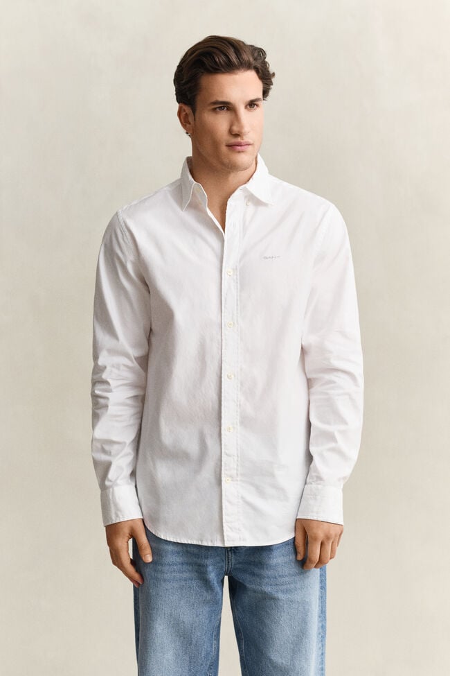 Camisa Oxford pinpoint