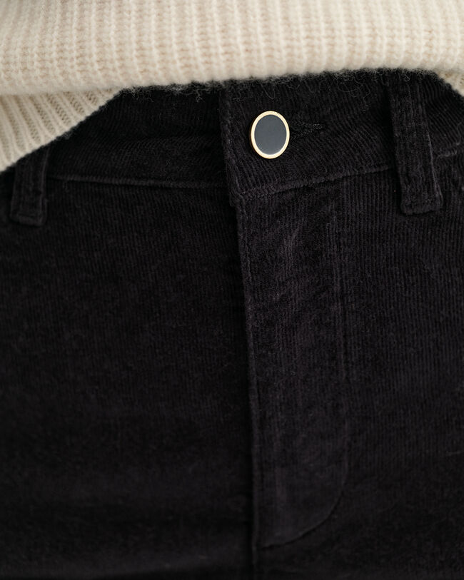 Cal&ccedil;as em bombazina pelo tornozelo Farla slim fit