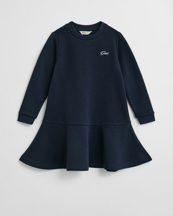 Vestido em jersey Script Girls